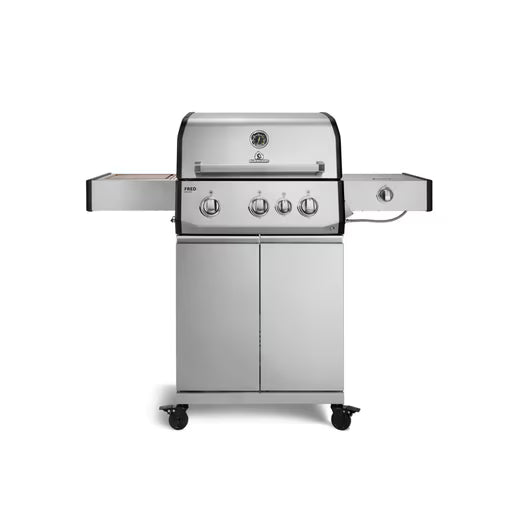 Gasgrill 3-Brenner, 2x Edelstahl-Stabbrenner, 3,75 kW, Infrarot-Keramikbrenner